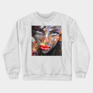 Blue Eyes Autumn Crewneck Sweatshirt